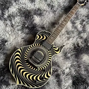 Електрическа китара на MARIYA уайлд Ръчно изработени 6 stings guitarra хастар от розово дърво