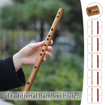 Традиционна Дървена Флейта Страхотен звук Дървен Духов музикален инструмент 1БР Народен музикален инструмент За начинаещи