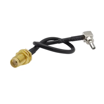 1 бр. Конектор SMA за свързване на щепсела CRC9 до штекеру антенного кабел Адаптер RG174 с косичкой За свързване на външно коаксиален кабел За USB модеми