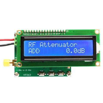 Интелигентен Цифров Измерител на мощност RF От 1 Mhz до 10 Ghz-от 50 до 0 dbm Модул на уреда за измерване на радиочестотния сигнал, на определена стойност на Затихване Зелен Цвят