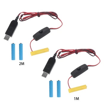 4,5 В USB-кабел се захранва от батерии тип ААА Заменете 3 Батерии тип ААА За да Изчезнат