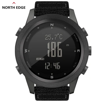 APACHE-46 Мъжки дигитален часовник За спорт на открито, Бягане, Плуване, Спортни часове на открито, Альтиметром, Барометър, Компас WR50M