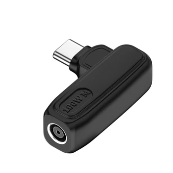 Адаптер бързо зареждане от USB C до 5,5x2,1mm, Включете щепсела на захранването от USB PD C, Адаптер тип C USB щепсел-контакт