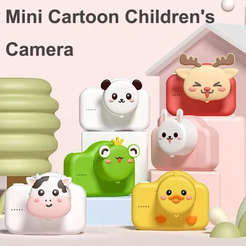 A1 Нова мини-детска мультяшная камера, Двойна камера, Детски цифров фотоапарат HD За коледните подаръци, детска играчка-фотоапарат
