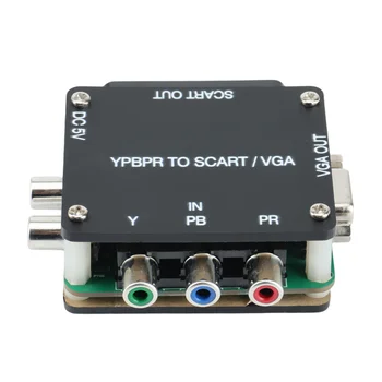 Конвертор компоненти YUV В RGBS, ypbpr компонент в SCART, ypbpr компонент VGA, игрална конзола, RGBS в компонент Color Difference