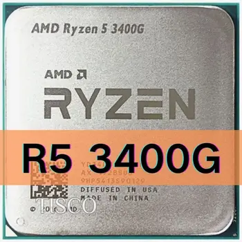 AMD Ryzen 5 3400G R5 3400G 3,7 Ghz Четириядрен восьмипоточный процесор с мощност 65 W YD3400C5M4MFH с жак AM4
