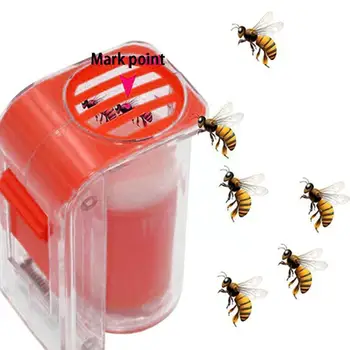 Комплекти инструменти за маркиране на пчелите Флакон маркер С Маркировочными Дръжки Инструмент Кралица Инструмент Пчелар Обзавеждане за етикетиране на Царете Пчелите Обзавеждане За Улов на пчелите X0V1