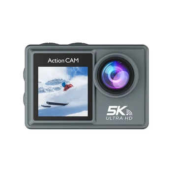 Екшън-камера 5K 30FPS с дистанционно управление WiFi, Електронна стабилизация на изображението, камера за гмуркане на открито