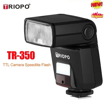 TRIOPO TR-350 TTL HSS Високоскоростна Камера за Синхронизация на Светкавицата Speedlite SLR Беззеркальная Камера за задно Осветяване за Обувки Canon, Sony, Nikon, Fuji