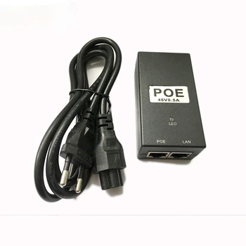 ESCAM ВИДЕОНАБЛЮДЕНИЕ за Сигурност 48V0.5A 15,4 W POE адаптер POE Инжектор Ethernet храна за POE IP камерата на Телефона PoE Захранване
