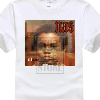 Високо качество За мъже, Най-Новата корица на албума illmatic на Nas, мъжки t-shirt