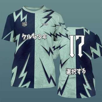 Модерен Мъжки тениски с 3d Японски Текстови Принтом, Улични Дизайнерски Тениски с къси ръкави в стил Харадзюку, Блузи, Тениски, Лятна Нова Мъжки Дрехи