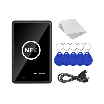 RFID NFC Фотокопирна Машина 13,56 khz Ключодържател NFC за Четец на смарт-карти Писател 13,56 Mhz Криптирана Програмист USB UID T5577