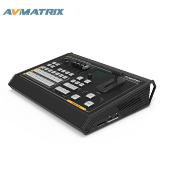 AVMATRIX VS0605U с 6-канальным кабел SDI/HDMI - Съвместим мультиформатный преминете стрийминг за запис във формат PGM и клавиш Luma