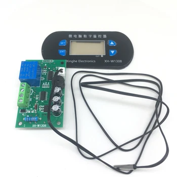 XH-W1308 12 В 24 В 220 В Термостат Дигитален регулатор на Температурата на Превключвател Модул сензор Регулируема Цифров дисплей 0,1 XH W1308